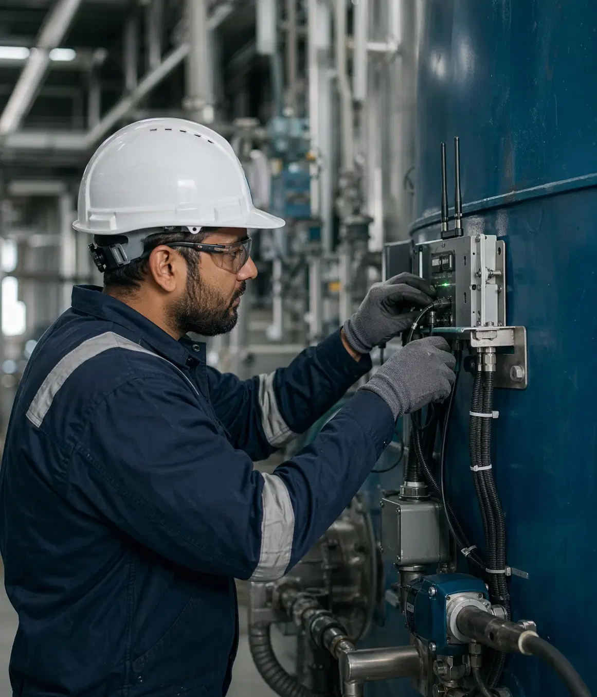 Industrial IoT integration for asset monitoring